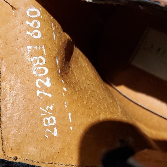 LAMASINI BOOTS, BROWN SHOES SIZE 28 1/2 US10 MADE IN MEXICO CHUKKA BOOTS - Picture 12 of 12